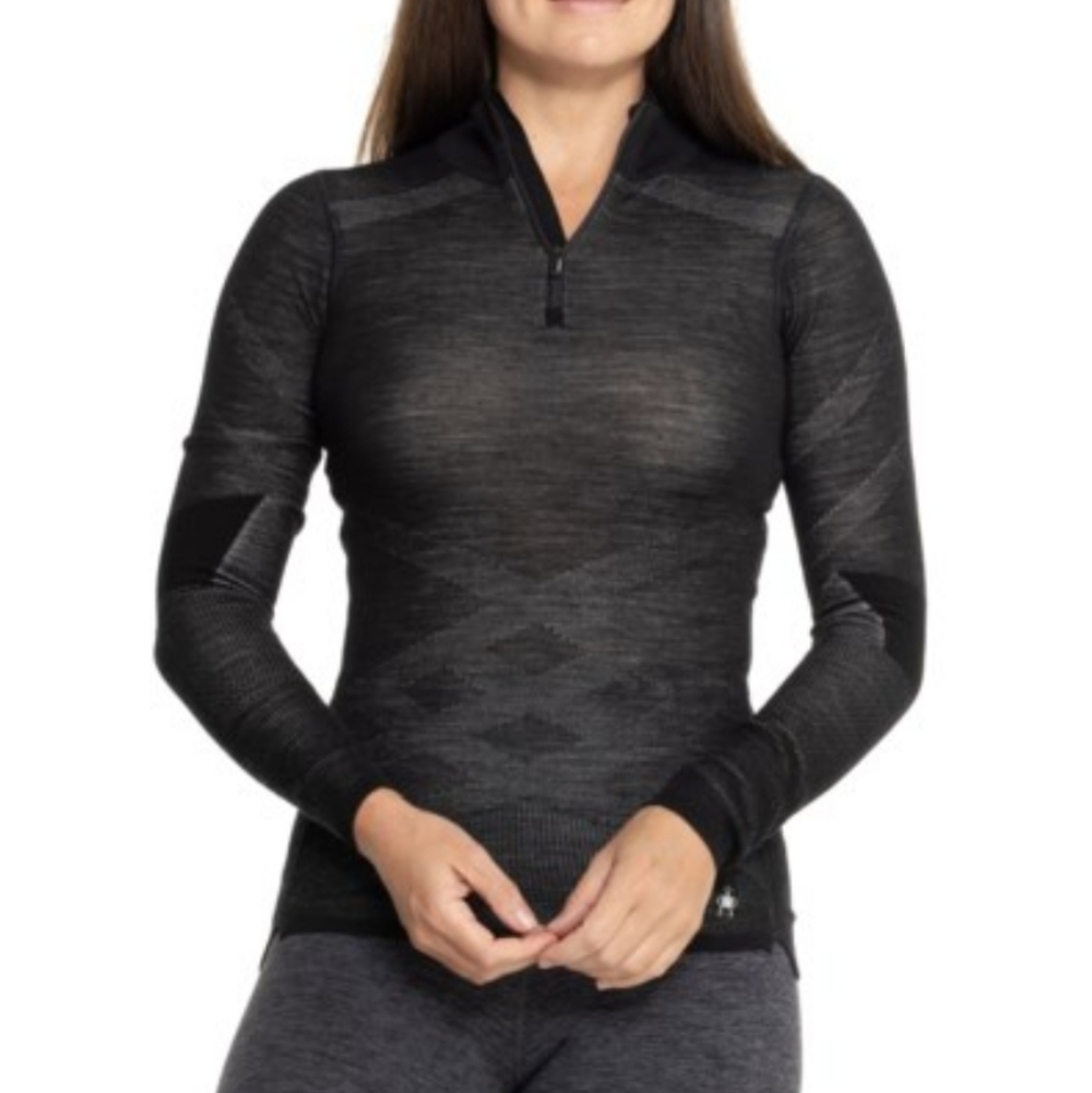 Smartwool Women's Intraknit Thermal Merino Base Layer 1/4 Zip Medium